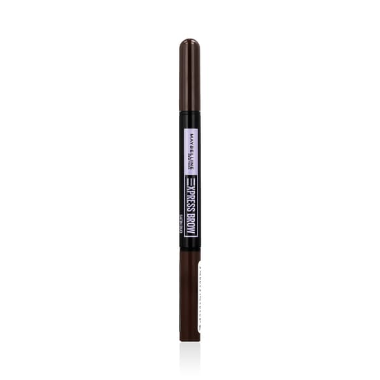 Close-up view of Maybelline Express Brow Satin Duo (04 - Dark Brown)