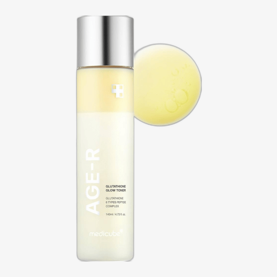 Bottle of Medicube Age-R Glutathione Glow Toner