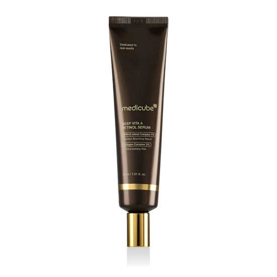 Medicube deep vita a retinol serum – уход за кожей с ретинолом Сыворотка Medicube Deep Vita A Retinol Serum в упаковке