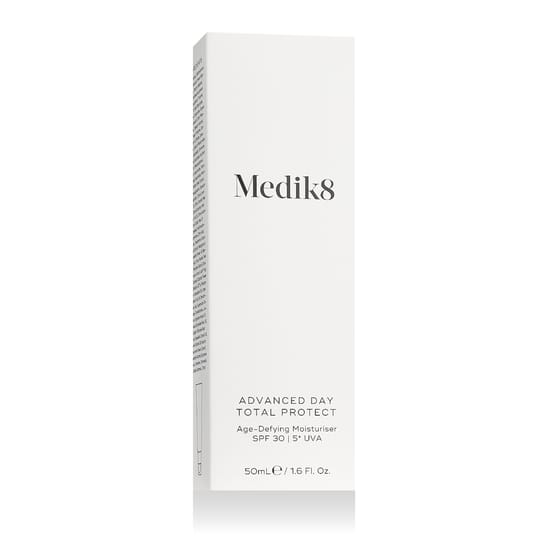 Medik8 advanced day total protect vananemisvastane niisutaja SPF 30 pakend Medik8 advanced day total protect vananemisvastane niisutaja SPF 30 pudel