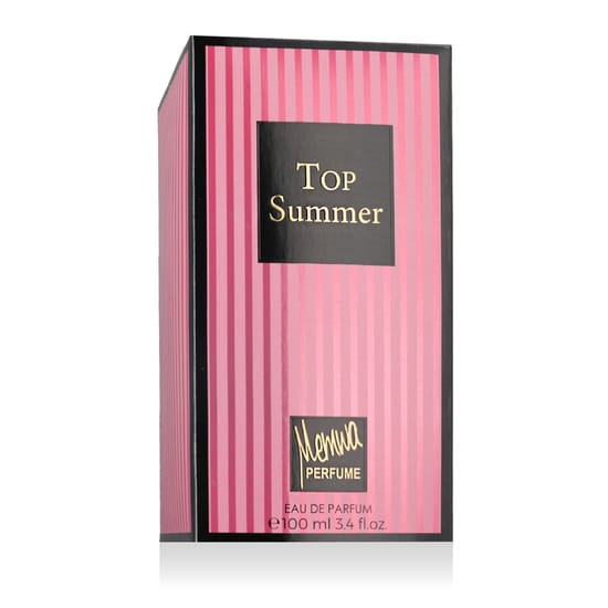 Аромат memwa top summer edp в стильной упаковке Флакон memwa top summer edp на фоне летнего пейзажа