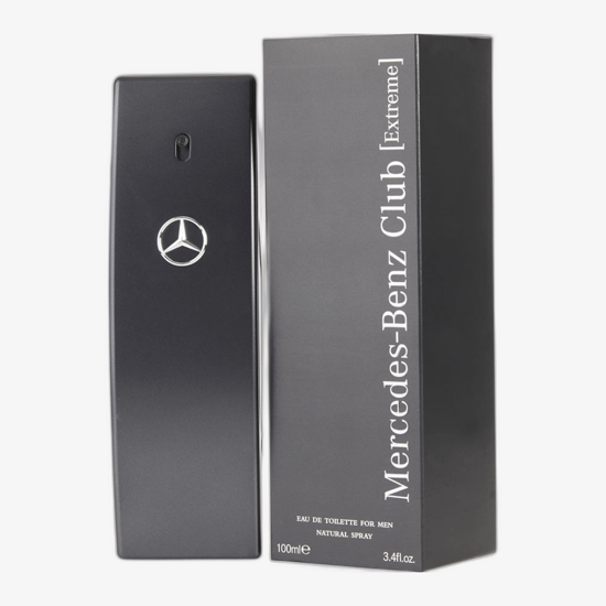 Lähivõte mercedes-benz club extreme edt spray proovis