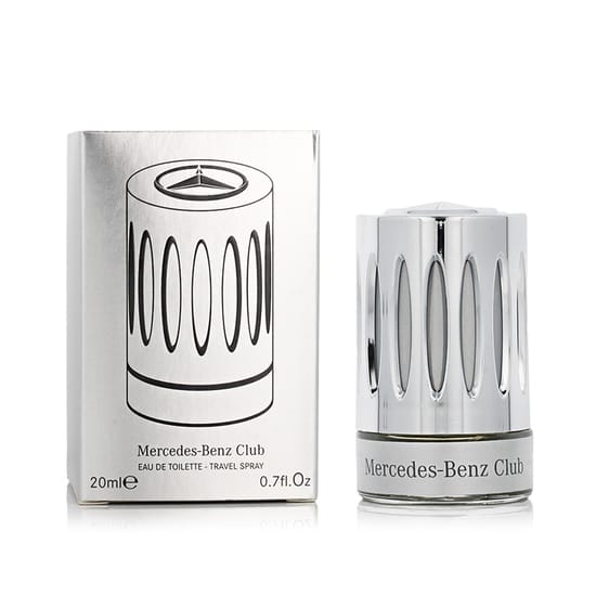 Sophisticated bottle of Mercedes-Benz Club EDT fragrance