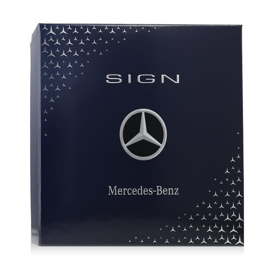 Elegant packaging of mercedes-benz sign edp and deodorant
