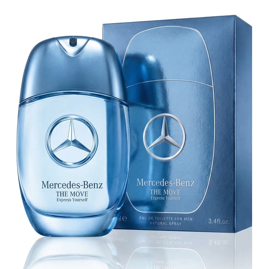 Минималистичный флакон Mercedes-Benz The Move Express Yourself EDT, элегантный унисекс-дизайн