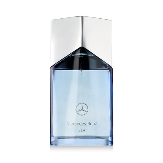 Sophisticated bottle of Mercedes-Benz Sea EDP radiating freshness