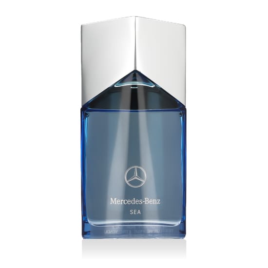Sophisticated bottle of Mercedes-Benz Sea EDP radiating freshness