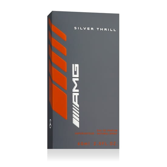 Originaalpakend Mercedes-Benz AMG Silver Thrill EDP Elegantne pudel Mercedes-Benz AMG Silver Thrill EDP
