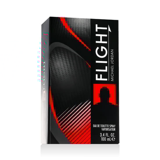 Close-up of the Michael Jordan Flight EDT bottle