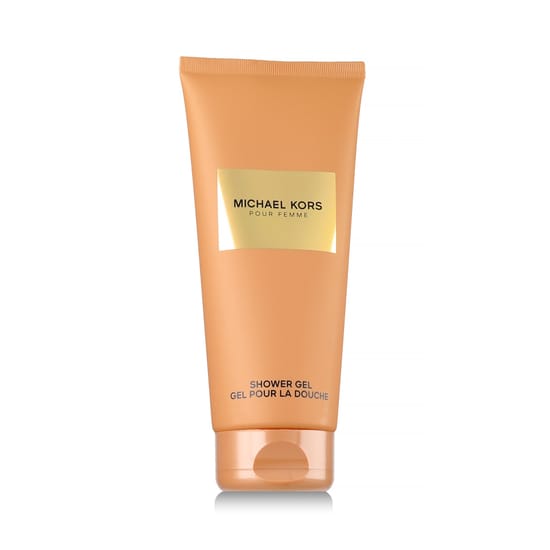Close-up of Michael Kors Pour Femme Perfumed Shower Gel Bottle