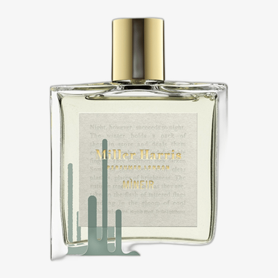 Бутылка аромата Miller Harris Mìneir EDP вблизи