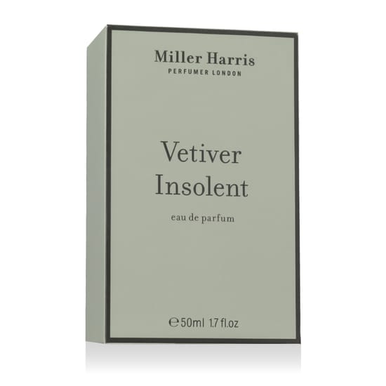 Бутылка Miller Harris Vetiver Insolent EDP крупным планом