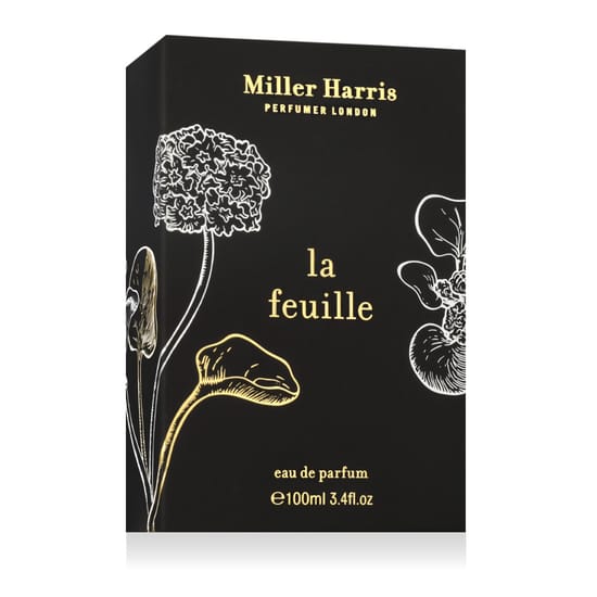 Бутылка Miller Harris La Feuille EDP крупным планом