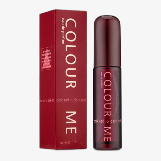 Бутылка Milton Lloyd Colour Me Dark Red EDP крупным планом