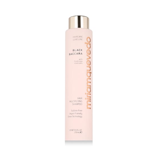 Miriam Quevedo Black Baccara šampooni pakend Miriam Quevedo Black Baccara Hair Multiplying Shampoo pudel