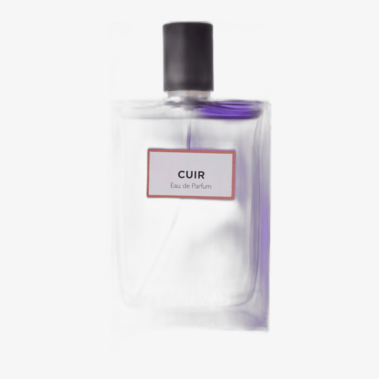 Elegant bottle of Molinard Les Elements Cuir EDP