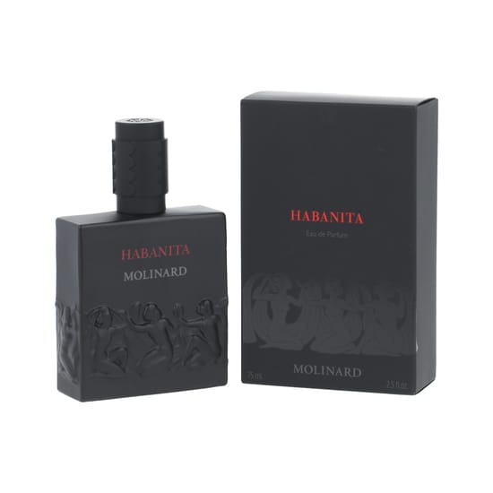 Close-up of Molinard Habanita EDP bottle