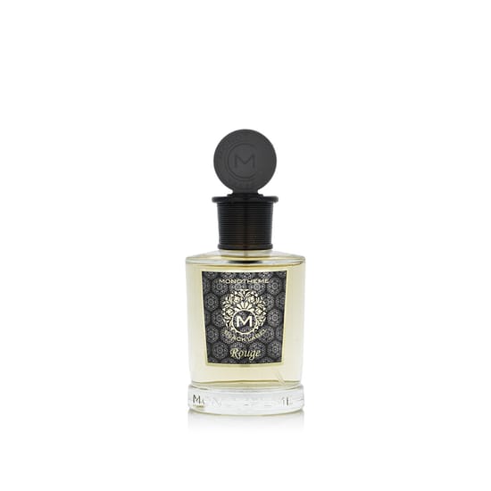 Elegant bottle of Monotheme Venezia Black Label Rouge Eau de Parfum