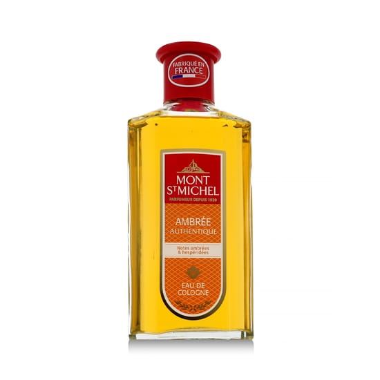 Оригинальная упаковка Mont St Michel Ambrée Authentique EDT Бутылка Mont St Michel Ambrée Authentique EDT вблизи