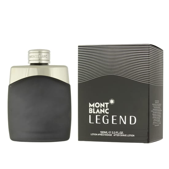 Mont Blanc Legend pärastajamisgeeli pudeli lähivõte