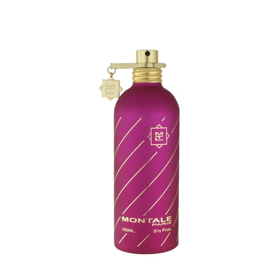 Close-up of montale paris roses musk edp bottle