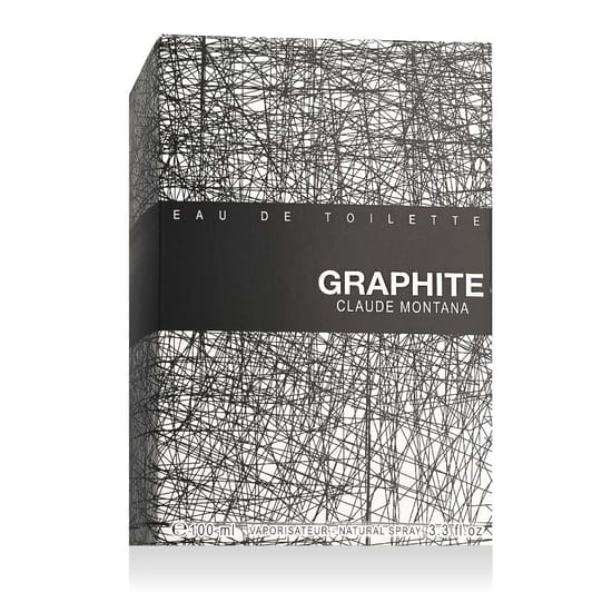 Оригинальная упаковка Montana Graphite EDT Флакон Montana Graphite EDT вблизи