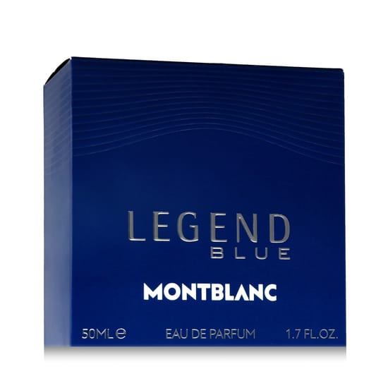 Elegant bottle of Montblanc Legend Blue EDP