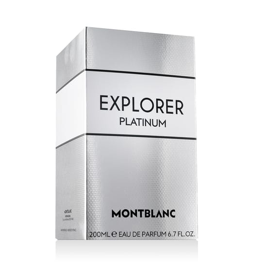 Оригинальная упаковка Montblanc Explorer Platinum EDP Бутылка Montblanc Explorer Platinum EDP с элегантным дизайном