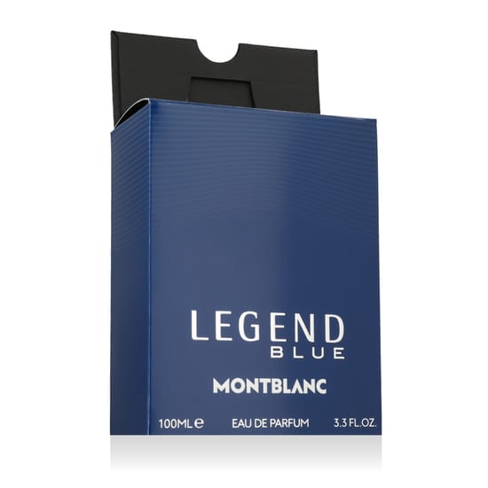 Elegant bottle of Montblanc Legend Blue EDP