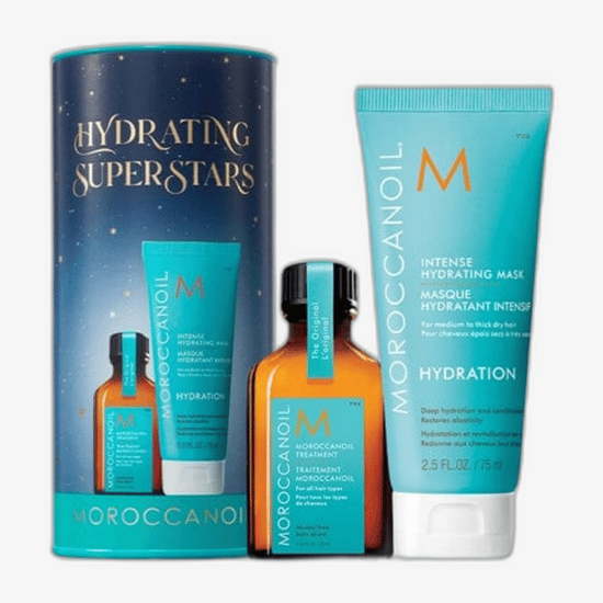 Moroccanoil hydrating discovery set with essential hair care products