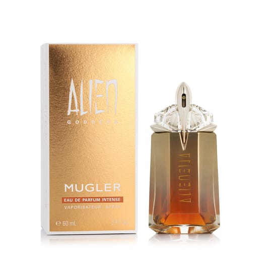Mugler Alien Goddess EDP Intense perfume bottle Bottle of Mugler Alien Goddess EDP Intense perfume with packaging