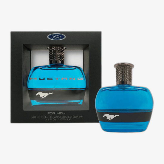 Original packaging of Mustang For Men Eau de Toilette EDT Unpacked bottle of Mustang For Men Eau de Toilette EDT