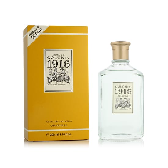 Close-up of Myrurgia 1916 Original Cologne EDT bottle