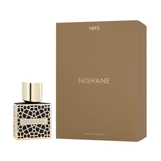 Close-up of Nishane Nefs Extrait de Parfum bottle