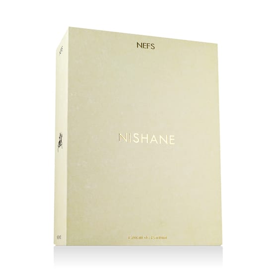 Close-up of Nishane Nefs Extrait de Parfum bottle