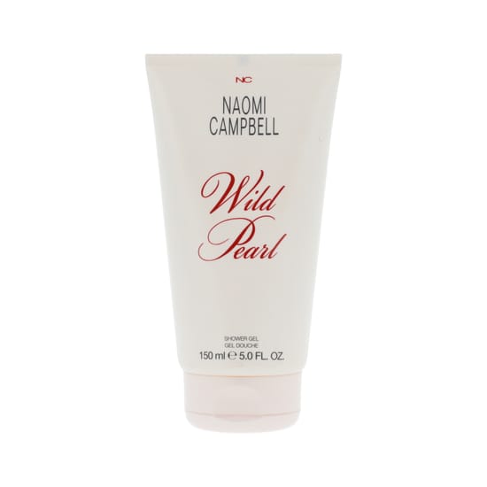 Close-up image of Naomi Campbell Wild Pearl Shower Gel bottle