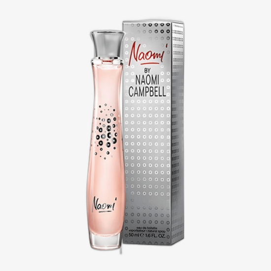 Фотография бутылки парфюма Naomi Campbell EDP крупным планом