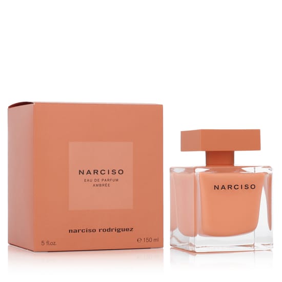 Authentic packaging of Narciso Rodriguez Narciso EDP Ambrée Sleek bottle of Narciso Rodriguez Narciso EDP Ambrée