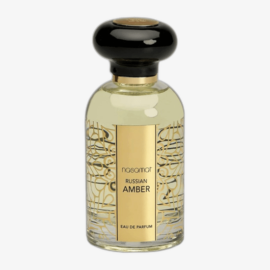 Оригинальная упаковка аромата Nasamat янтарь eau de parfum 100 мл Изящный флакон аромата Nasamat янтарь eau de parfum 100 мл