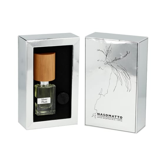 Nasomatto silver musk ep pudel lähedalt