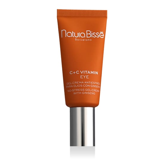 Natura Bissé C+C Vitamin Eye Gel-Cream originaalpakendis Natura Bissé C+C Vitamin Eye Gel-Cream ginsengiga lähedalt