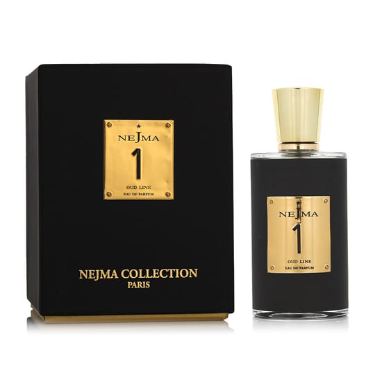 Close-up of Nejma Nejma 1 EDP perfume bottle