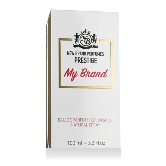 Elegantselt kujundatud New Brand Perfumes Prestige My Brand EDP pudel