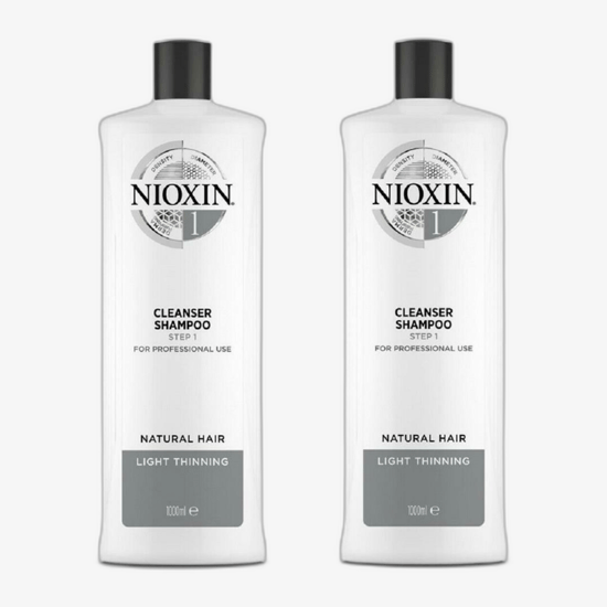Nioxin System 1 puhastava šampooni 1000 ml pudel