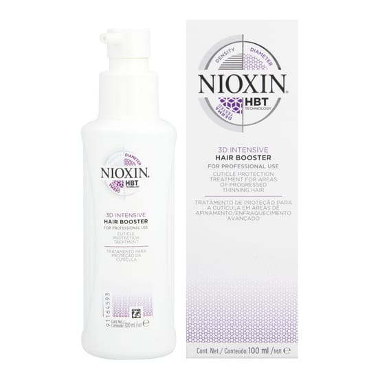 Nioxin 3D Intensive Hair Booster pakend juuste hoolduseks Nioxin 3D Intensive Hair Booster pudel juuste tugevdamiseks