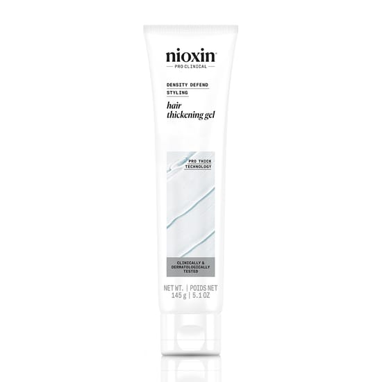 Nioxin Density Defend stylingu juuksegeel pudeli lähivõte
