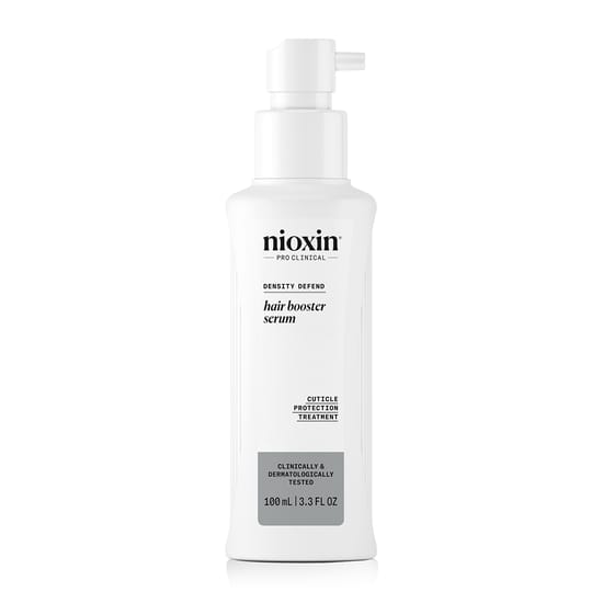 Бутылка сыворотки Nioxin Density Defend Hair Booster Serum крупным планом