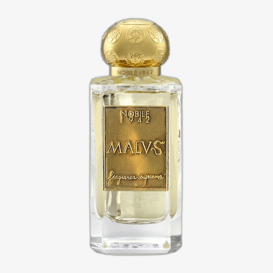 Close-up of Nobile 1942 MALVS EDP bottle