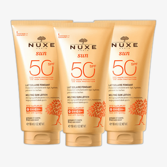 Nuxe Sun Melting Sun Lotion SPF 50 packaging