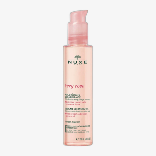 Флакон масла Nuxe Very Rose деликатное очищающее, крупный план
